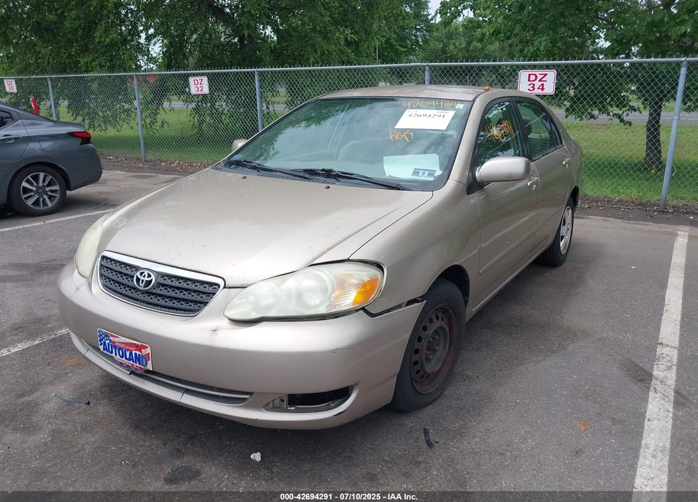 2005 TOYOTA COROLLA LE VIN: 2T1BR30E15C378532