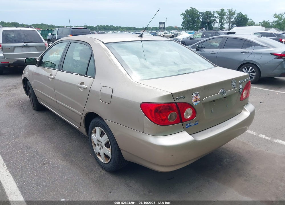 2005 TOYOTA COROLLA LE VIN: 2T1BR30E15C378532