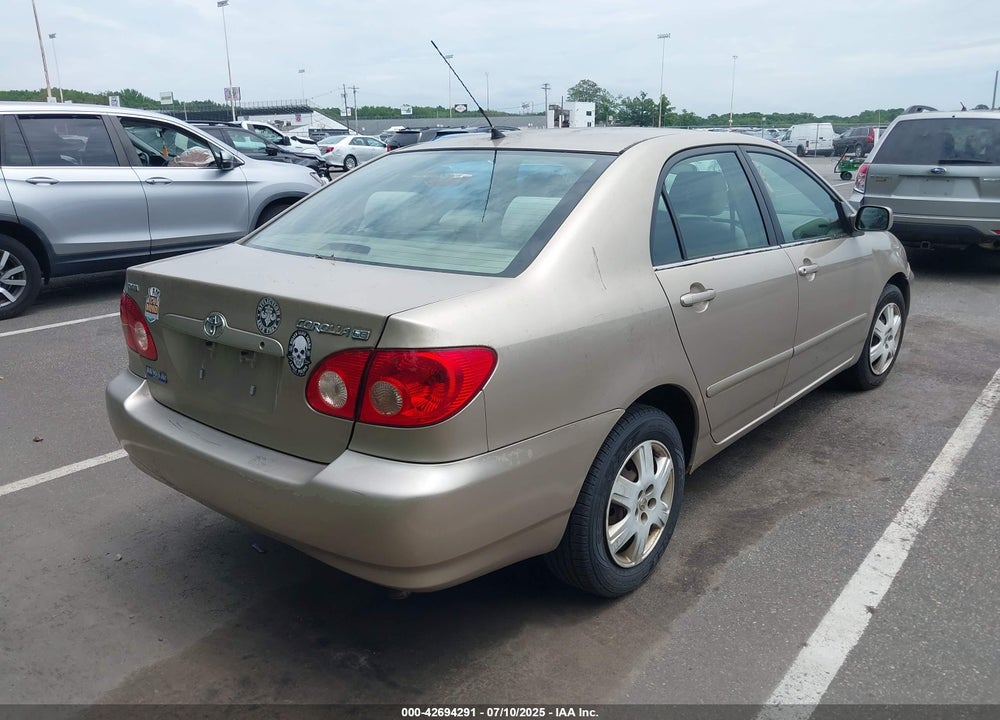 2005 TOYOTA COROLLA LE VIN: 2T1BR30E15C378532