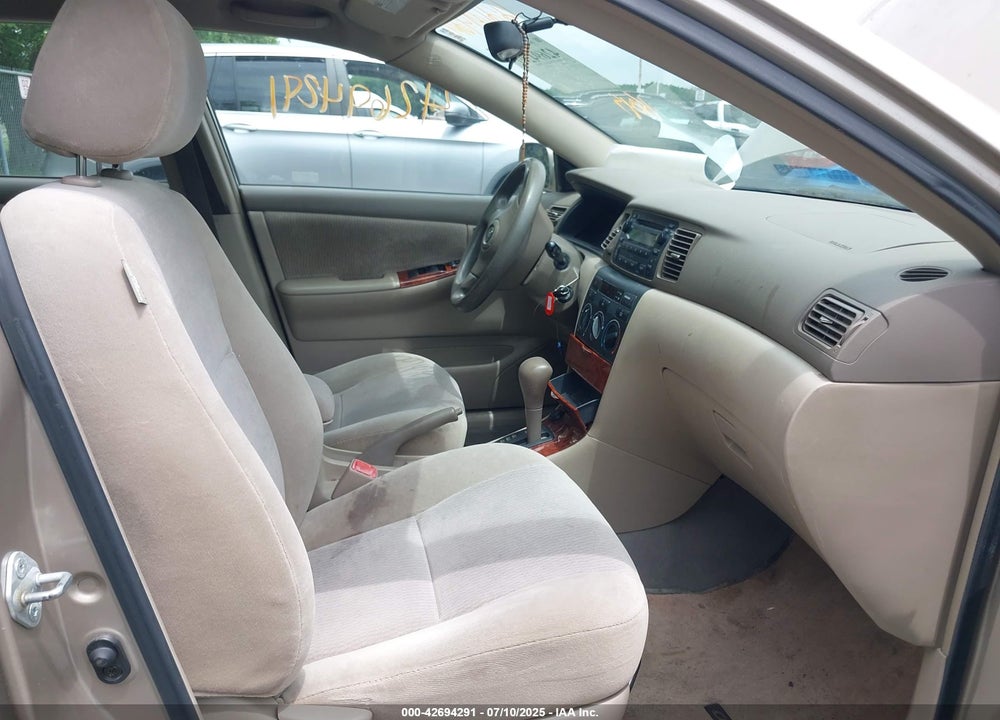 2005 TOYOTA COROLLA LE VIN: 2T1BR30E15C378532