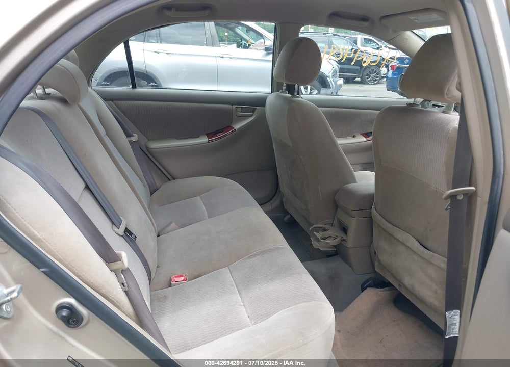 2005 TOYOTA COROLLA LE VIN: 2T1BR30E15C378532