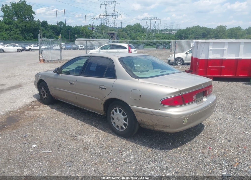2003 BUICK CENTURY CUSTOM VIN: 2G4WS52J231112665
