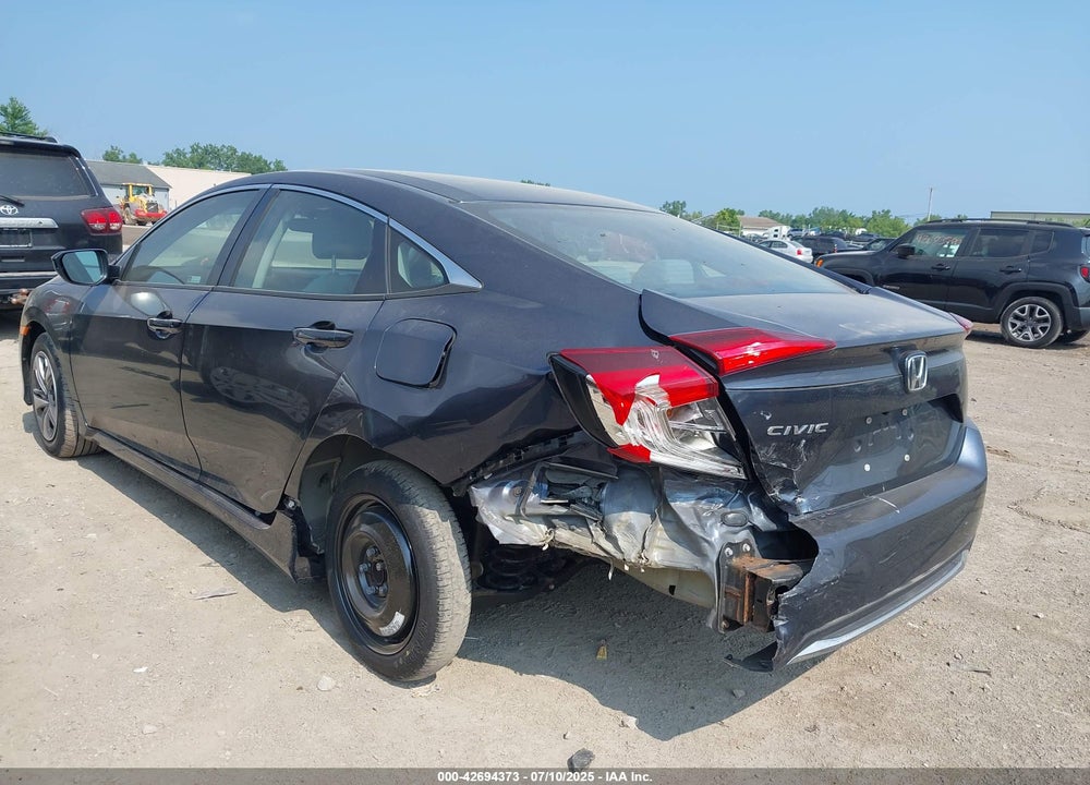 2020 HONDA CIVIC VIN: 2HGFC2F6XLH548453