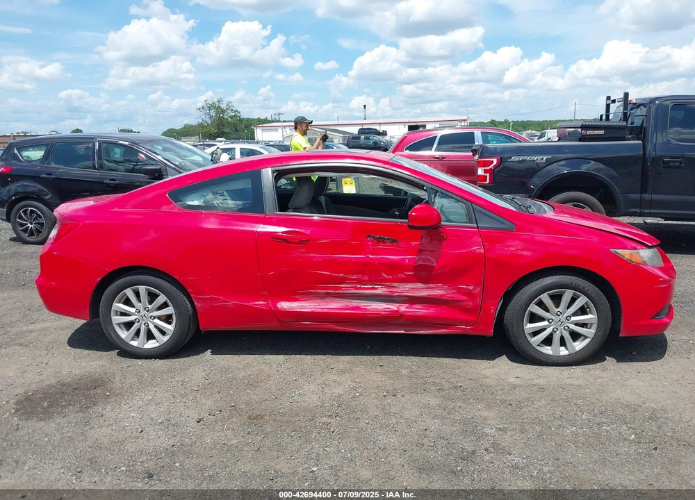2012 HONDA CIVIC VIN: 2HGFG3B85CH543159