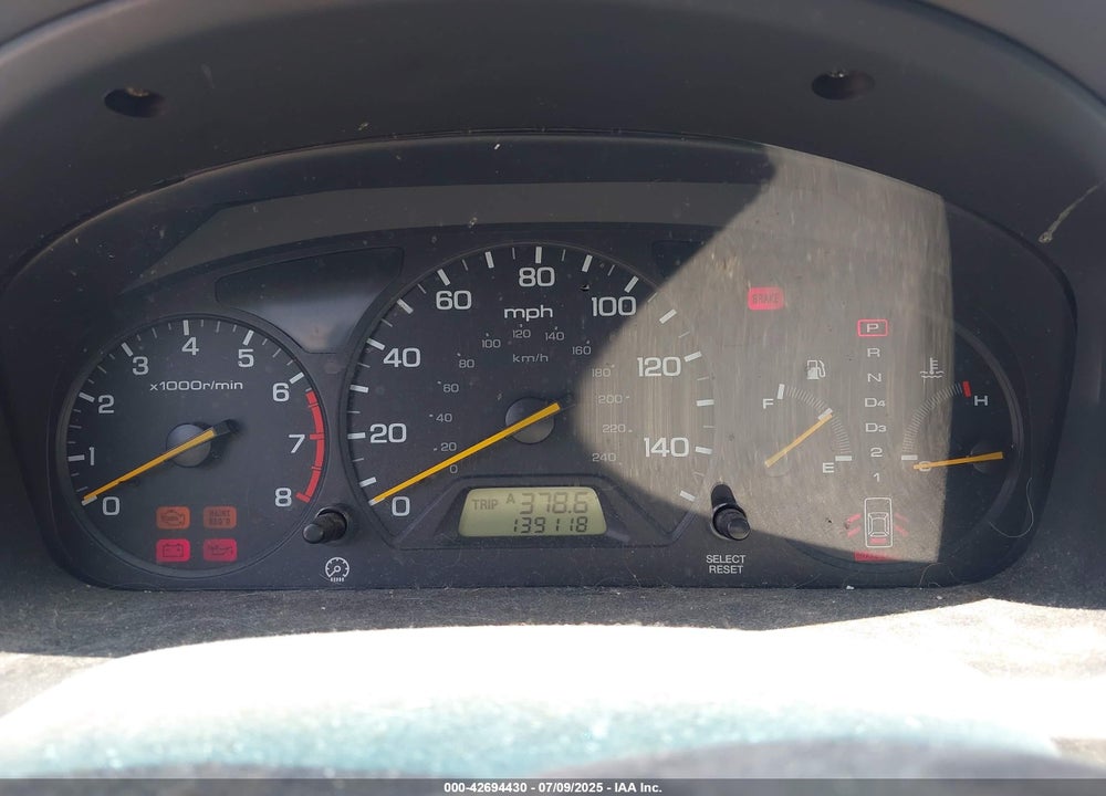 1999 HONDA ACCORD EX V6 VIN: 1HGCG1652XA057226