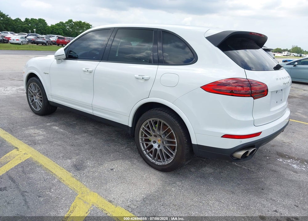2016 PORSCHE CAYENNE E-HYBRID VIN: WP1AE2A25GLA63698