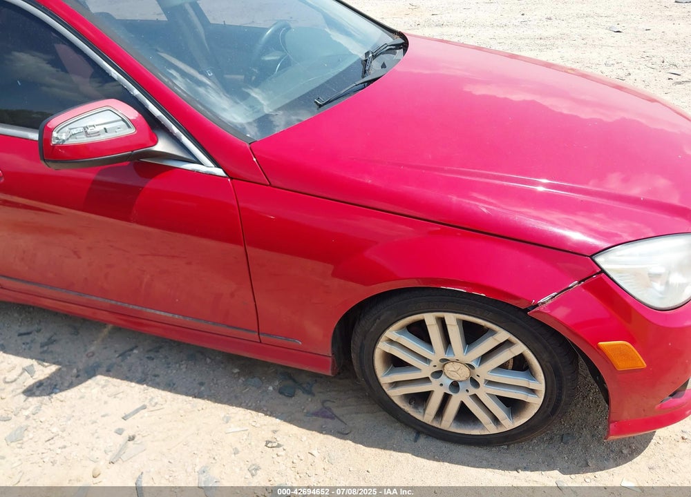 2009 MERCEDES-BENZ C CLASS VIN: WDDGF81X89F283240