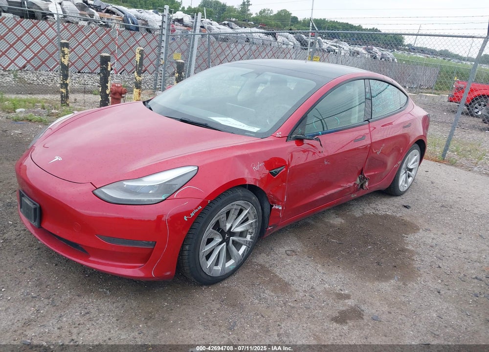 2022 TESLA MODEL 3 VIN: 5YJ3E1EAXNF187276