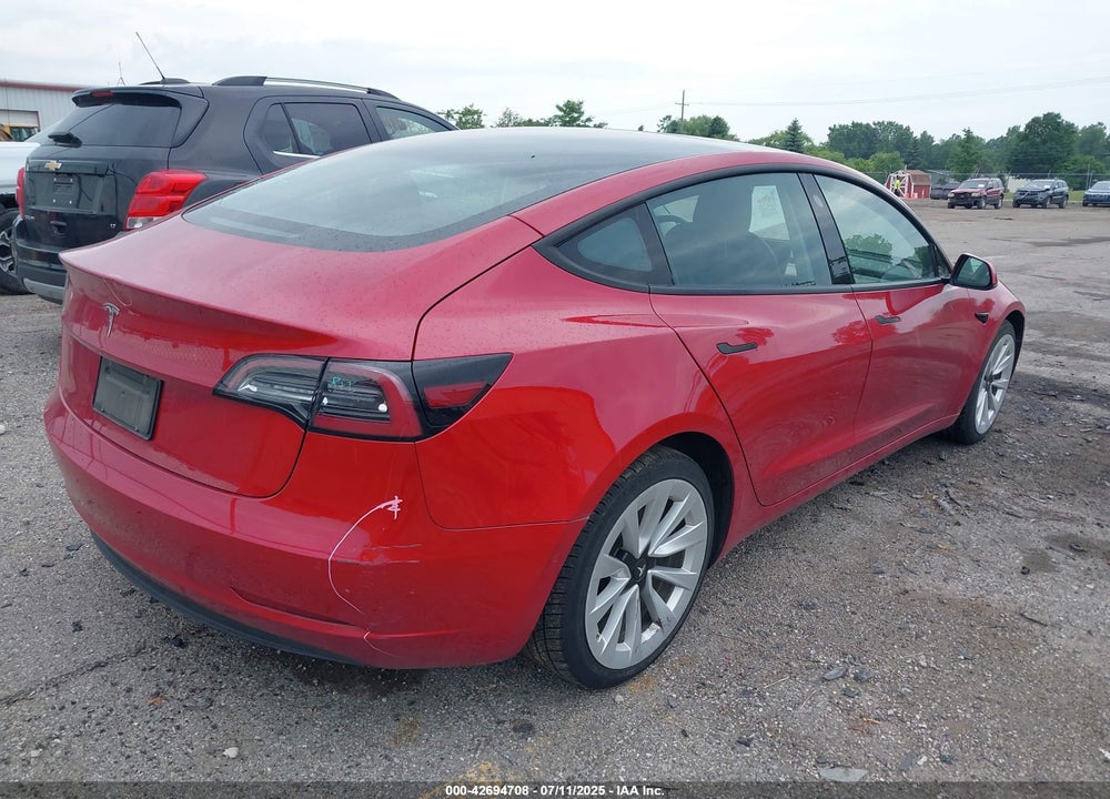 2022 TESLA MODEL 3 VIN: 5YJ3E1EAXNF187276