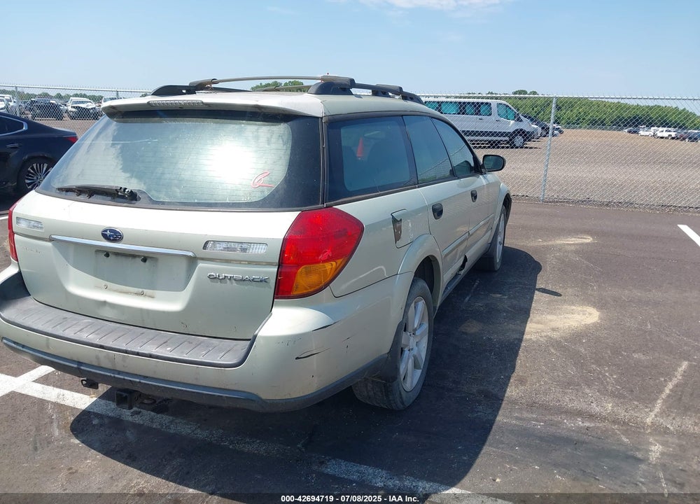 2006 SUBARU OUTBACK 2.5I VIN: 4S4BP61C267313109