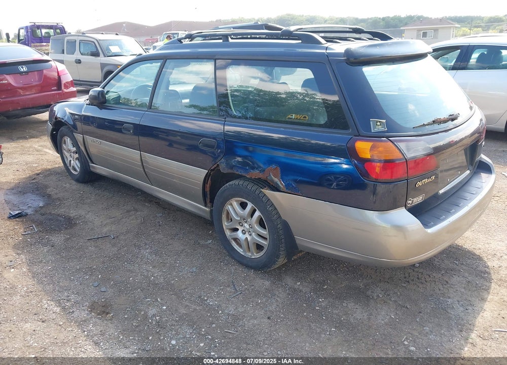 2000 SUBARU OUTBACK VIN: 4S3BH6758Y7651871
