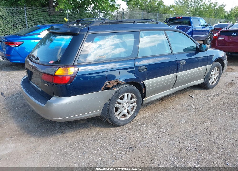 2000 SUBARU OUTBACK VIN: 4S3BH6758Y7651871
