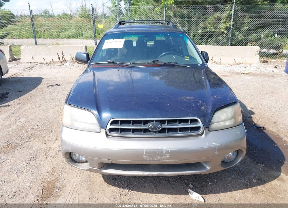 2000 SUBARU OUTBACK VIN: 4S3BH6758Y7651871