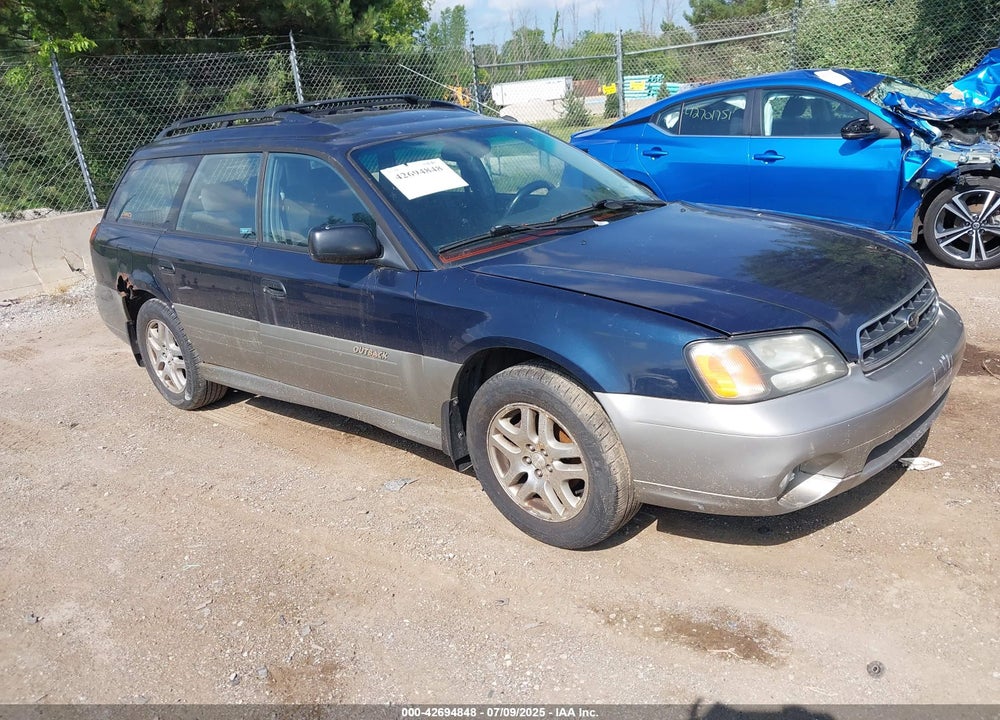 2000 SUBARU OUTBACK VIN: 4S3BH6758Y7651871