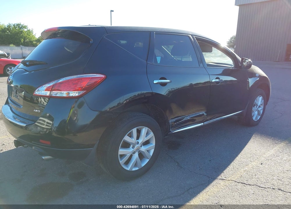 2011 NISSAN MURANO VIN: JN8AZ1MW0BW158292