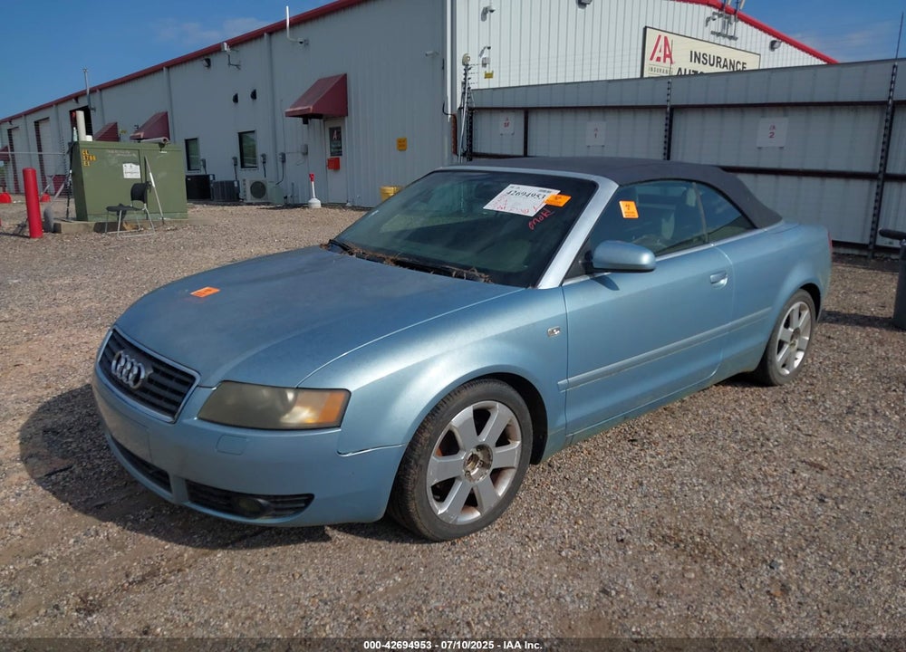 2005 AUDI A4 1.8T VIN: WAUAC48H15K018660