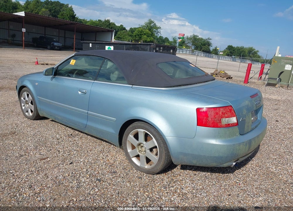 2005 AUDI A4 1.8T VIN: WAUAC48H15K018660