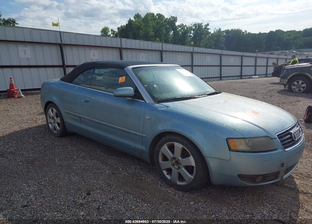 2005 AUDI A4 1.8T VIN: WAUAC48H15K018660