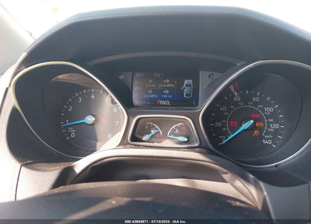 2017 FORD FOCUS VIN: 1FADP3F29HL340044