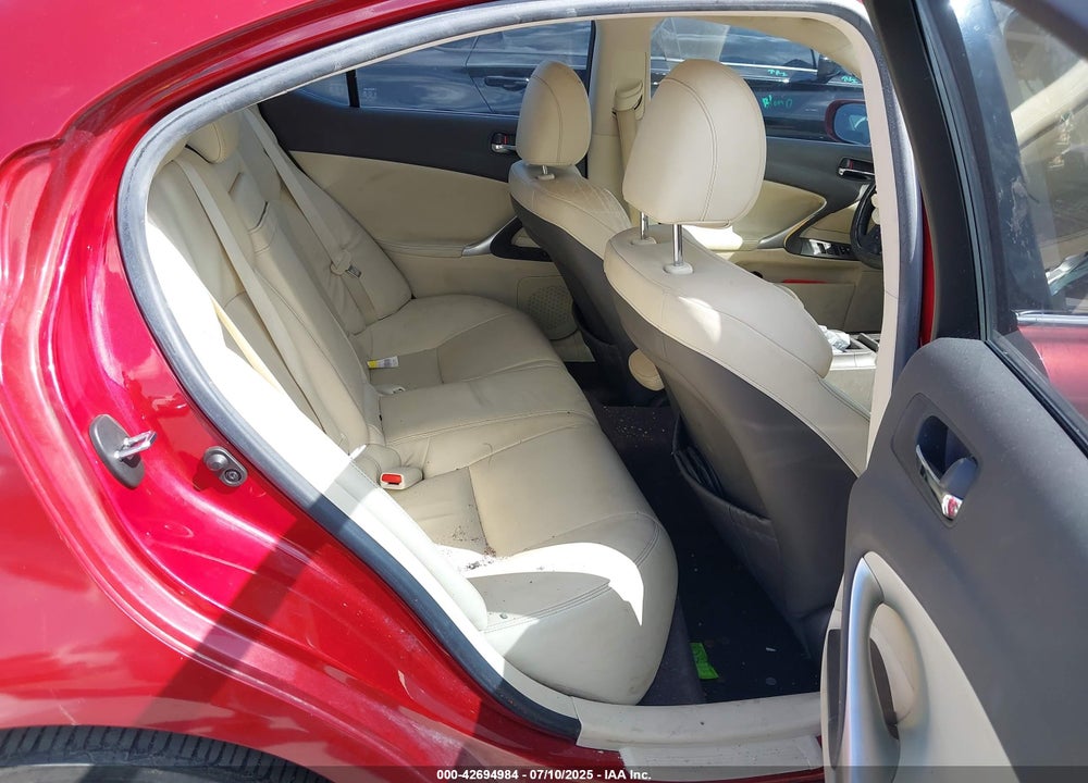 2010 LEXUS IS250 VIN: JTHBF5C22A5114229