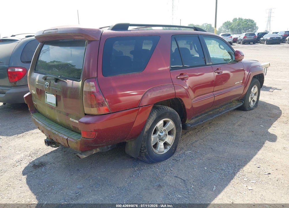 2005 TOYOTA 4RUNNER LIMITED V8 VIN: JTEBT17R058027701