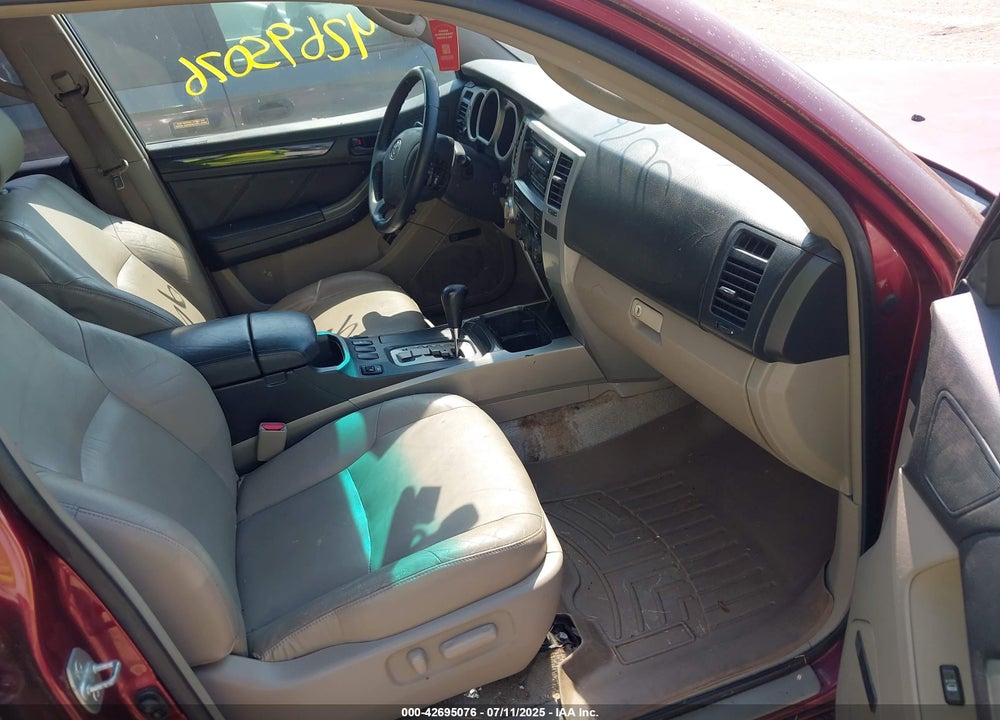 2005 TOYOTA 4RUNNER LIMITED V8 VIN: JTEBT17R058027701