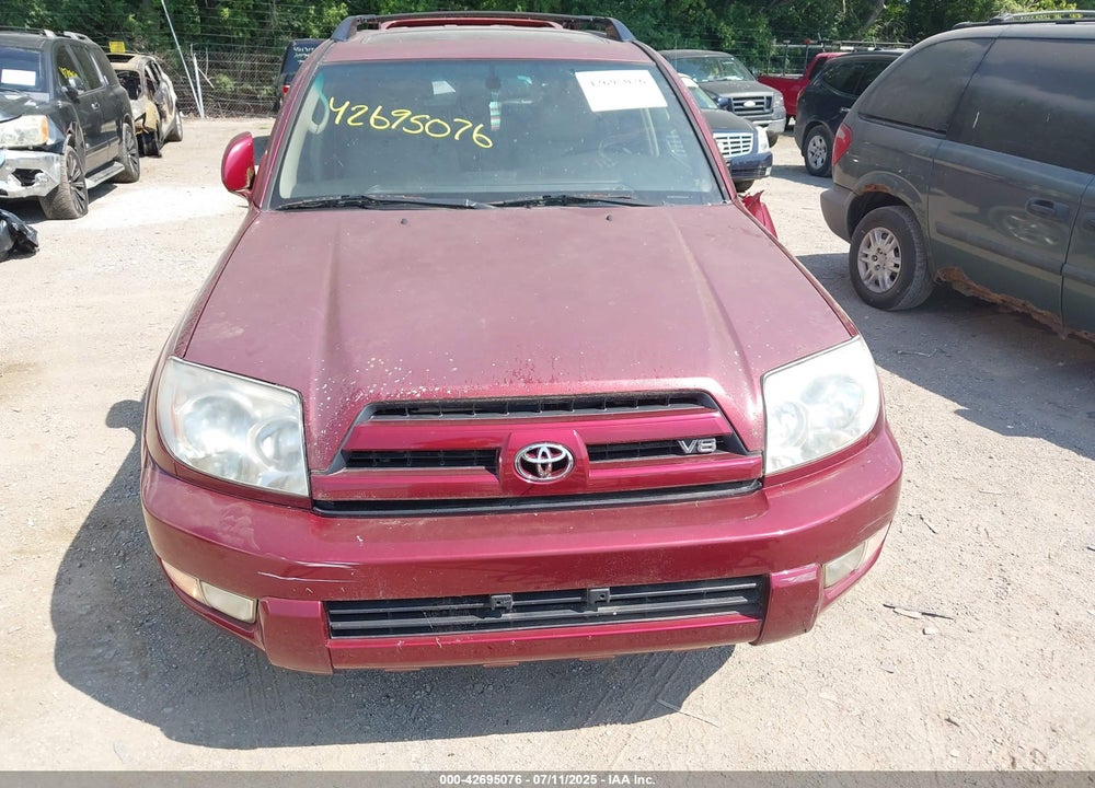 2005 TOYOTA 4RUNNER LIMITED V8 VIN: JTEBT17R058027701