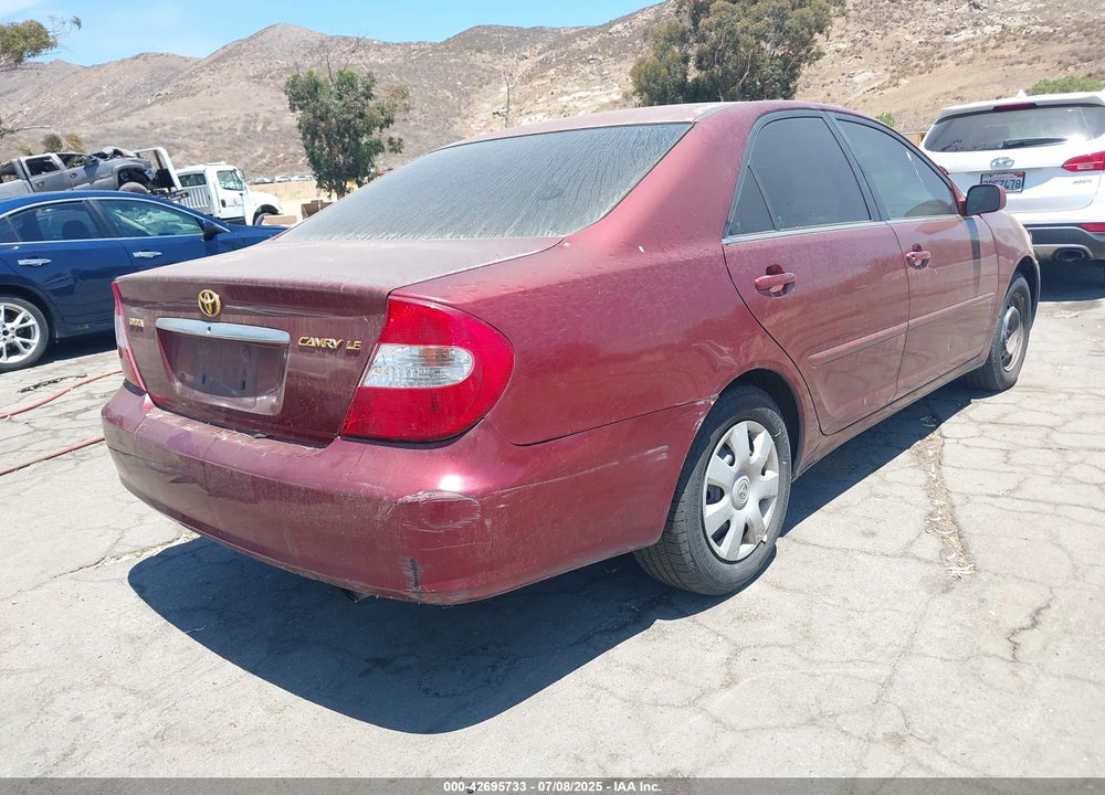 2003 TOYOTA CAMRY LE VIN: 4T1BE32K73U244778