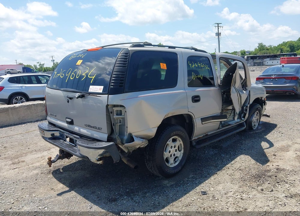 2005 CHEVROLET TAHOE VIN: 1GNEK13T95J102868