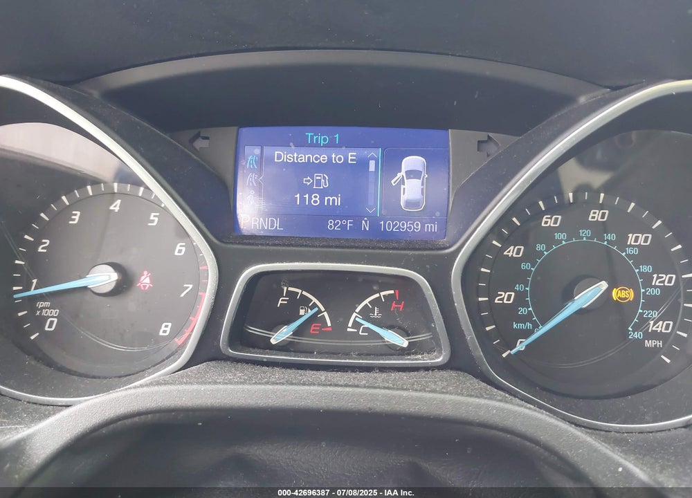 2013 FORD FOCUS VIN: 1FADP3K28DL203046
