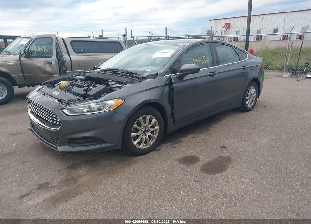 2015 FORD FUSION S VIN: 3FA6P0G72FR183733
