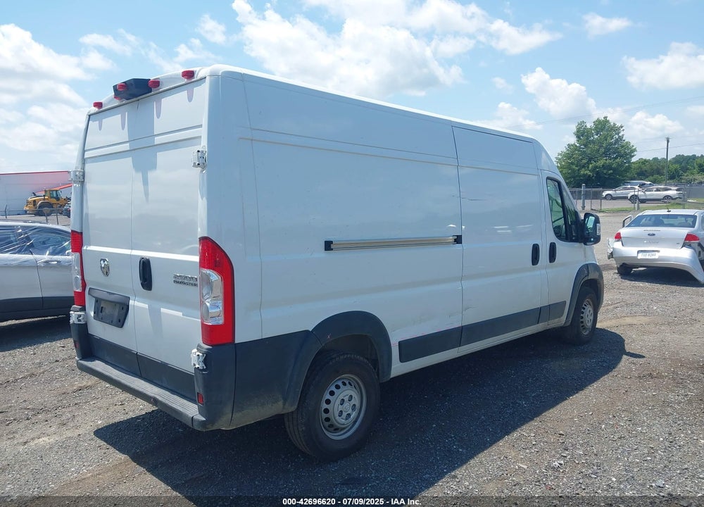 2024 RAM PROMASTER 2500 TRADESMAN HIGH ROOF 159 WB W/PASS SEAT VIN: 3C6LRVDG4RE121312