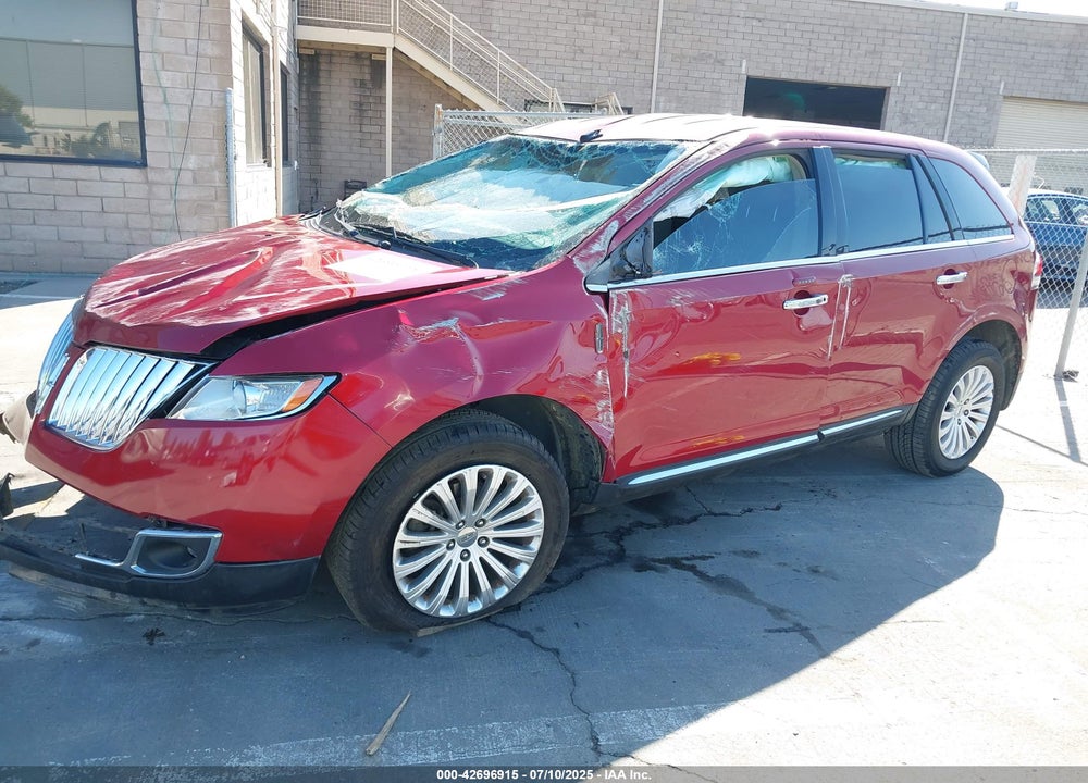 2013 LINCOLN MKX VIN: 2LMDJ6JK8DBL37876