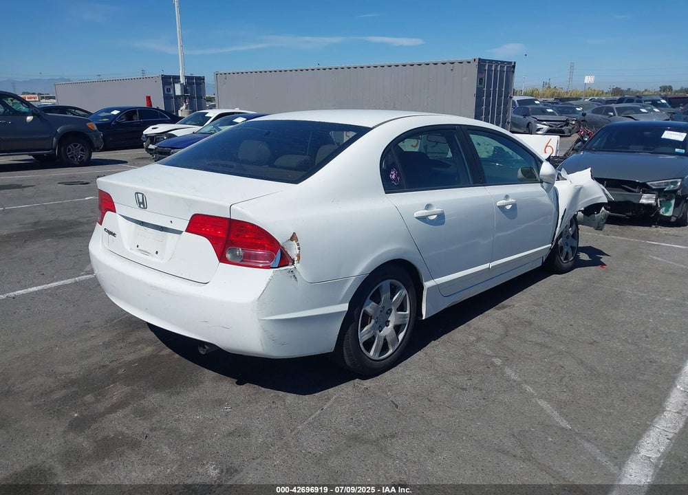 2006 HONDA CIVIC SDN VIN: 2HGFA16566H521536