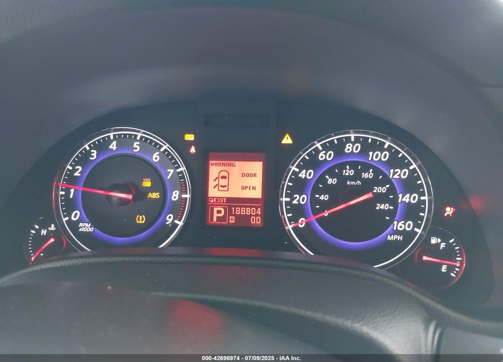 2009 INFINITI G37 JOURNEY VIN: JNKCV61E39M311504
