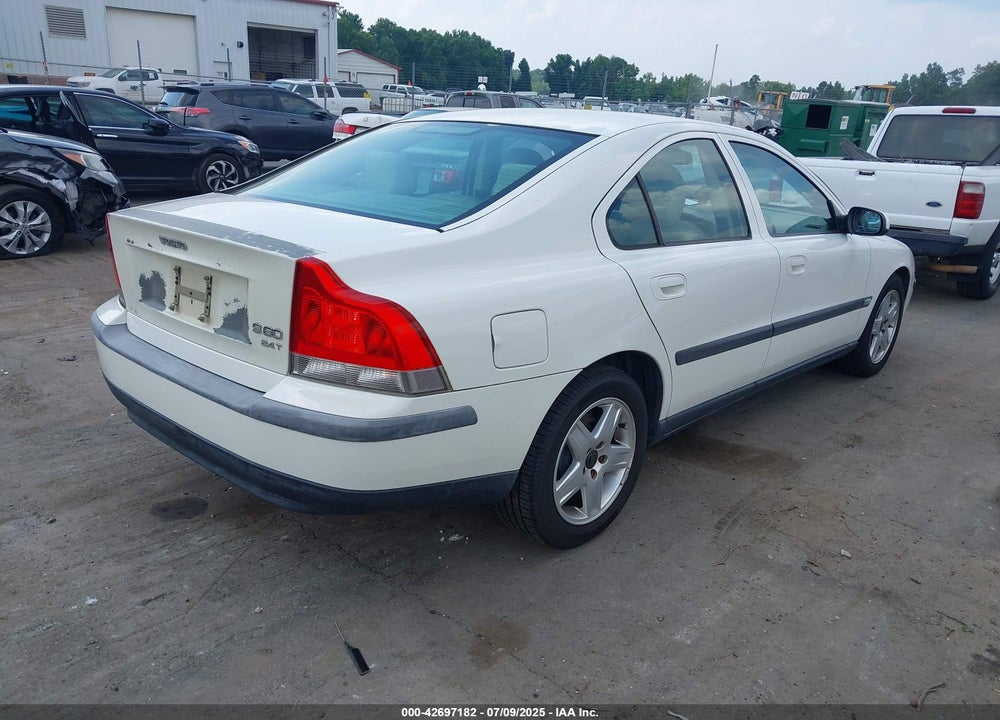 2002 VOLVO S60 2.4T VIN: YV1RS58D722119218