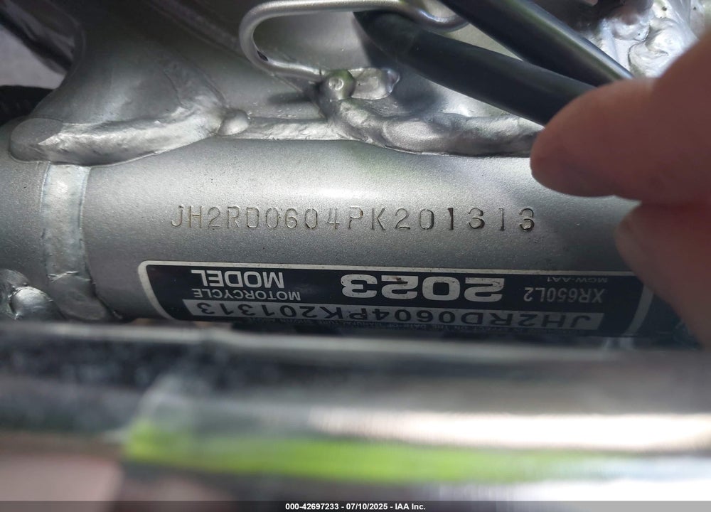 2023 HONDA XR650 L VIN: JH2RD0604PK201313