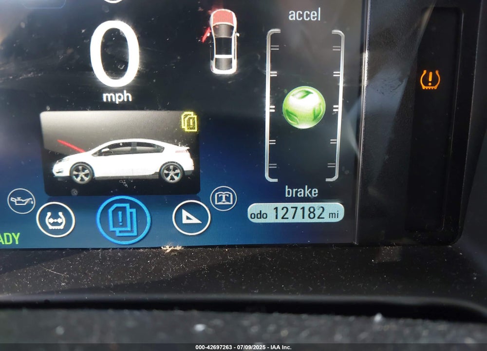 2012 CHEVROLET VOLT VIN: 1G1RD6E49CU102543