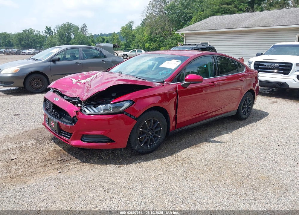 2016 FORD FUSION S VIN: 1FA6P0G77G5130398