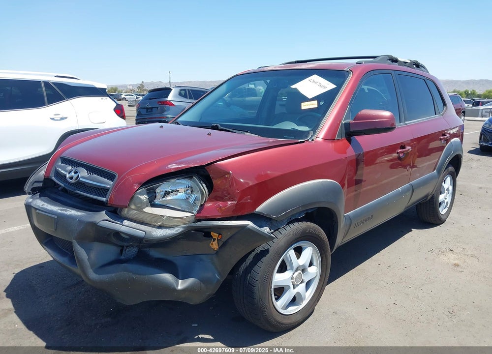 2005 HYUNDAI TUCSON GLS/LX VIN: KM8JN12D65U229533