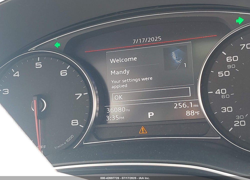 2019 AUDI A6 55 PREMIUM VIN: WAUK2AF22KN055344
