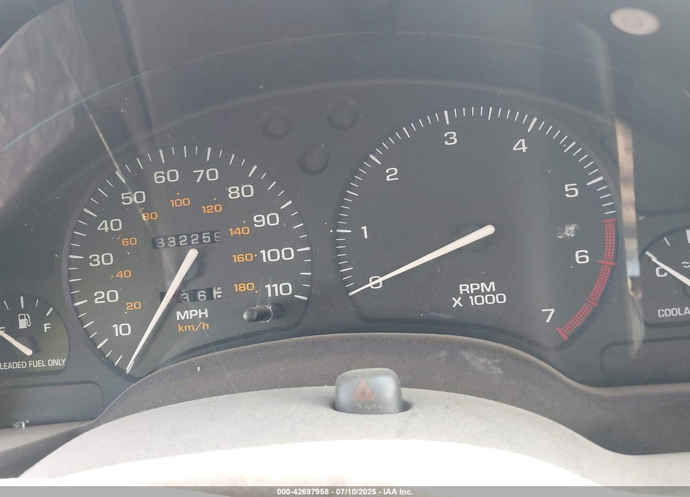 1997 SATURN SL VIN: 1G8ZF5281VZ203790