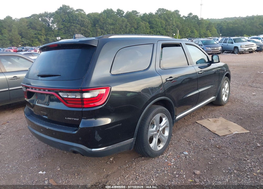 2015 DODGE DURANGO VIN: 1C4RDHDG6FC167861