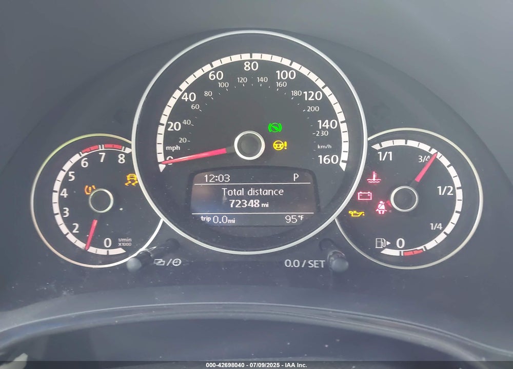 2015 VOLKSWAGEN BEETLE VIN: 3VWF17AT2FM656714