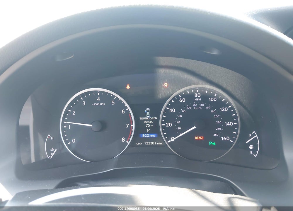 2013 LEXUS ES350 VIN: JTHBK1GG6D2052642
