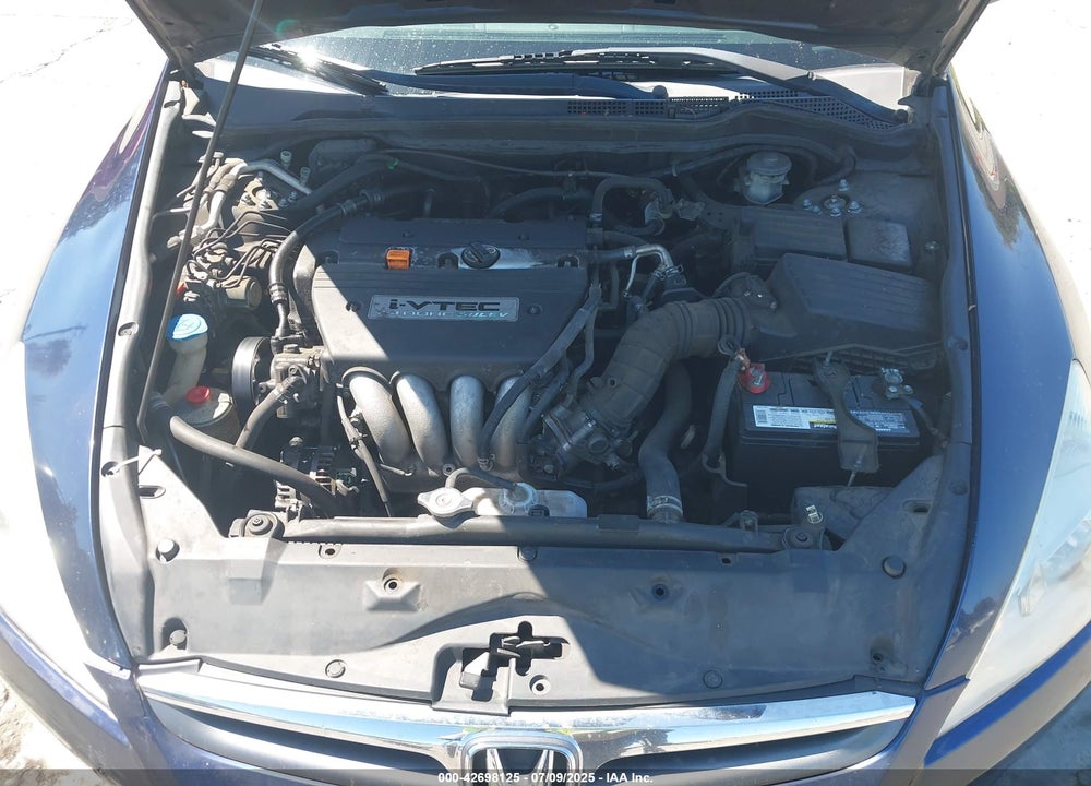 2007 HONDA ACCORD 2.4 EX VIN: 1HGCM567X7A101345