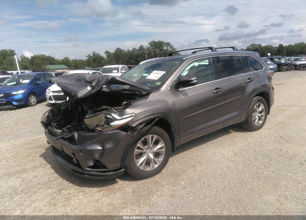 2015 TOYOTA HIGHLANDER VIN: 5TDJKRFH9FS115508