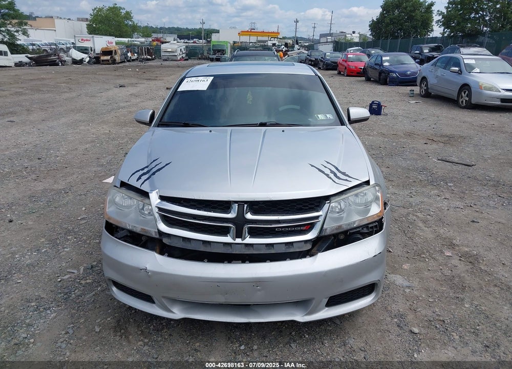 2012 DODGE AVENGER VIN: 1C3CDZCB1CN286987