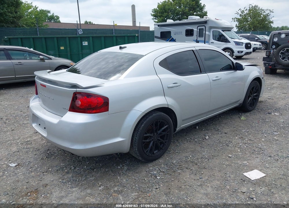 2012 DODGE AVENGER VIN: 1C3CDZCB1CN286987
