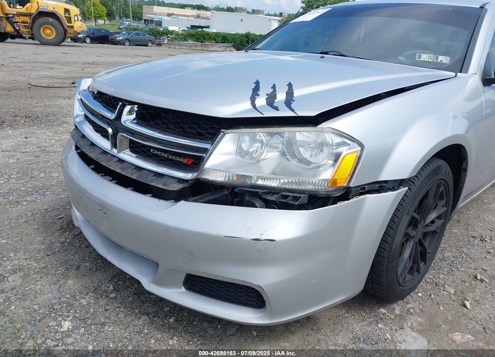 2012 DODGE AVENGER VIN: 1C3CDZCB1CN286987